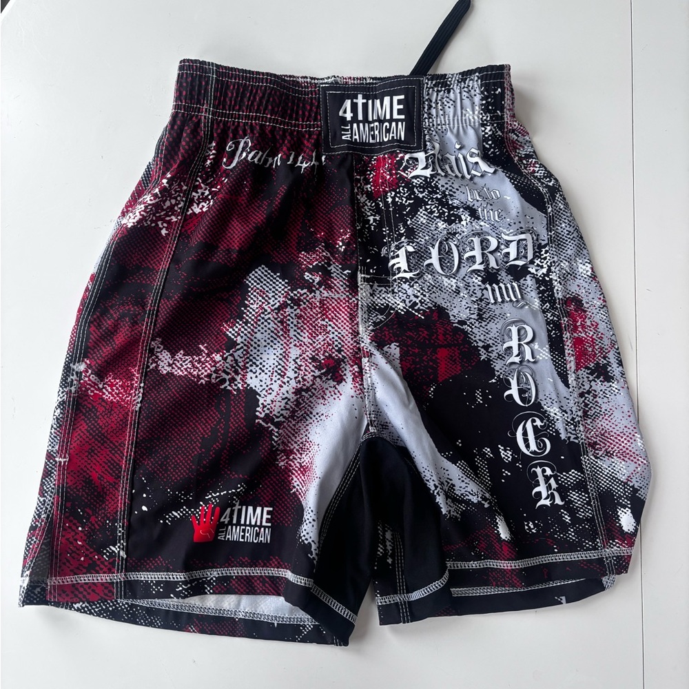 4Time American Graphic Fight Shorts Wrestling Adult Small